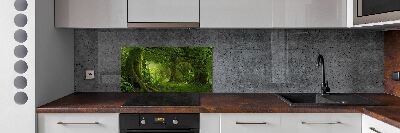 Cooker splashback Tropical jungle