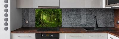 Cooker splashback Tropical jungle