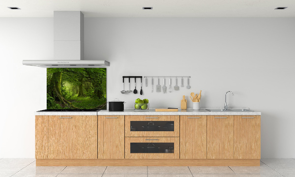 Cooker splashback Tropical jungle