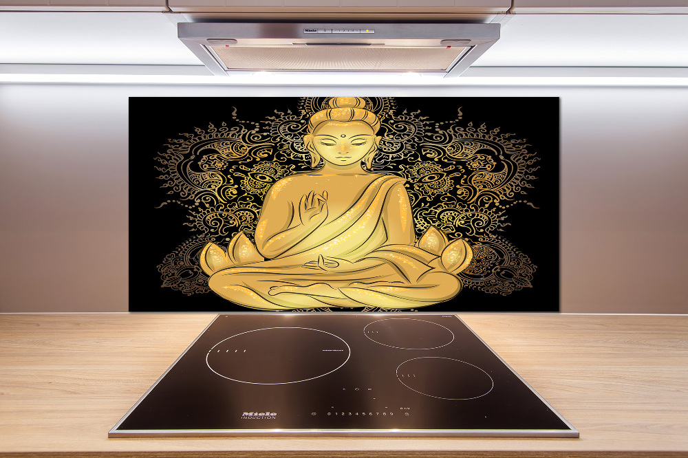 Kitchen splashback Sitting Buddha