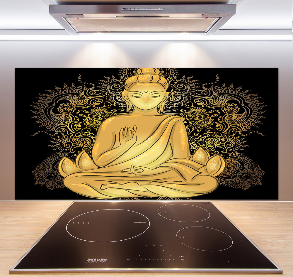 Kitchen splashback Sitting Buddha