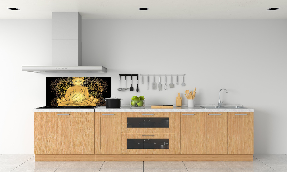 Kitchen splashback Sitting Buddha