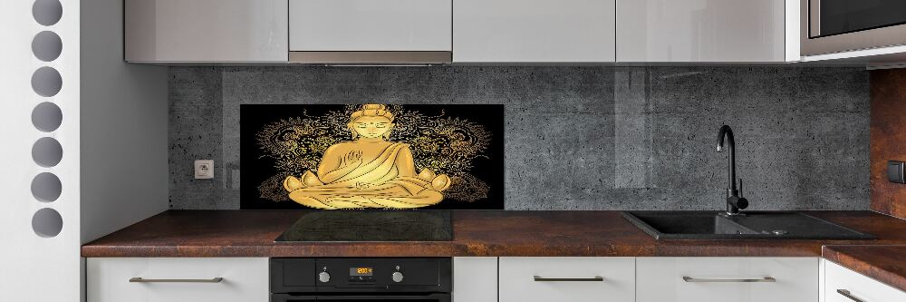 Kitchen splashback Sitting Buddha