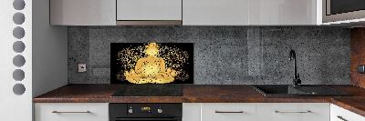 Kitchen splashback Sitting Buddha