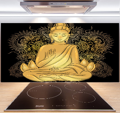 Kitchen splashback Sitting Buddha