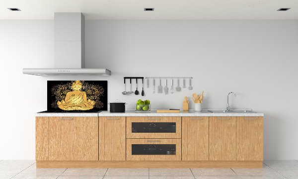 Kitchen splashback Sitting Buddha