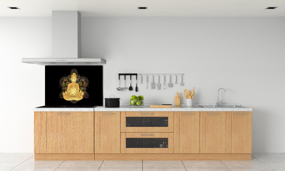 Kitchen splashback Sitting Buddha