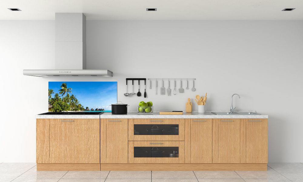 Cooker splashback Beach in the Caribbean