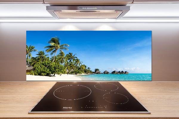 Cooker splashback Beach in the Caribbean