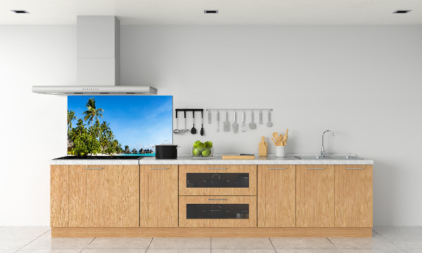 Cooker splashback Beach in the Caribbean