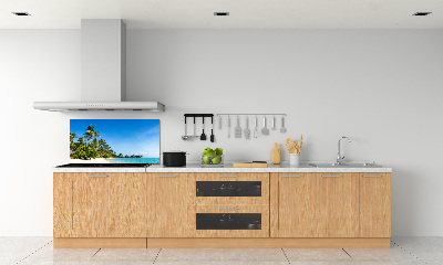 Cooker splashback Beach in the Caribbean