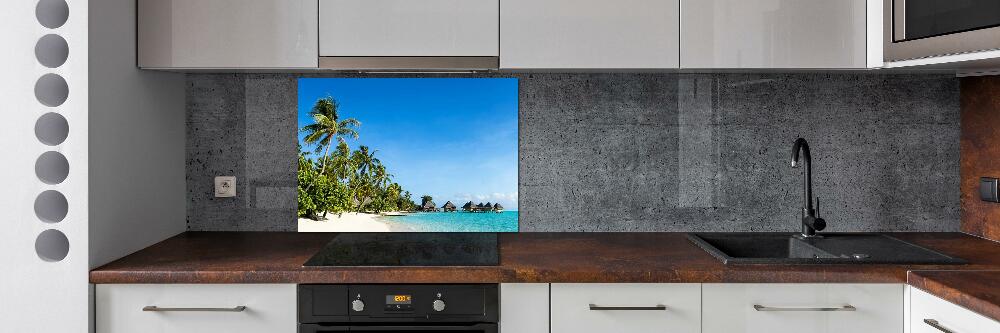 Cooker splashback Beach in the Caribbean