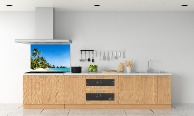 Cooker splashback Beach in the Caribbean