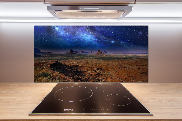 Kitchen splashback starry Night