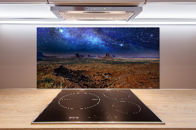 Kitchen splashback starry Night