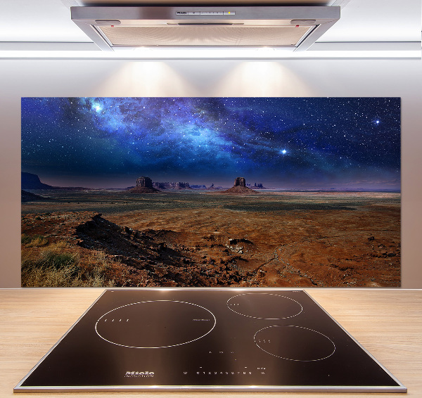 Kitchen splashback starry Night