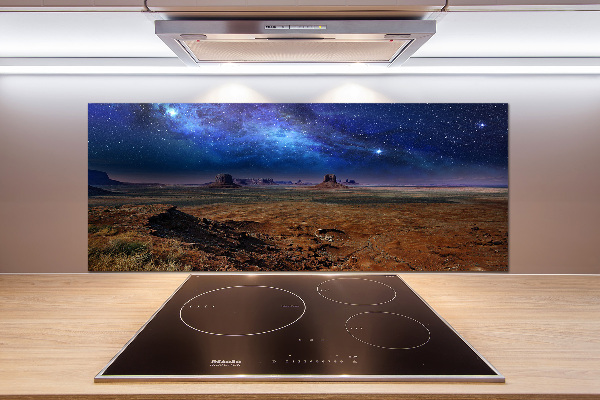 Kitchen splashback starry Night