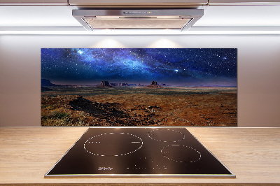 Kitchen splashback starry Night