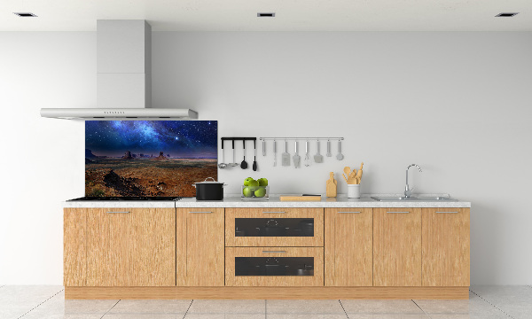 Kitchen splashback starry Night