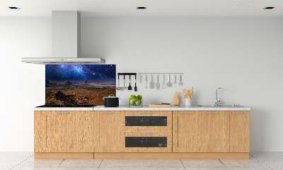 Kitchen splashback starry Night