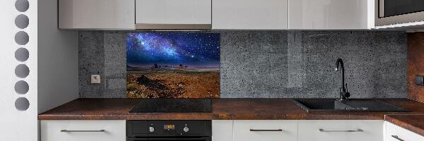 Kitchen splashback starry Night