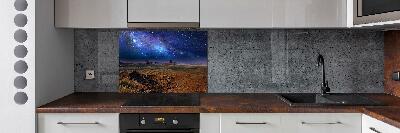 Kitchen splashback starry Night