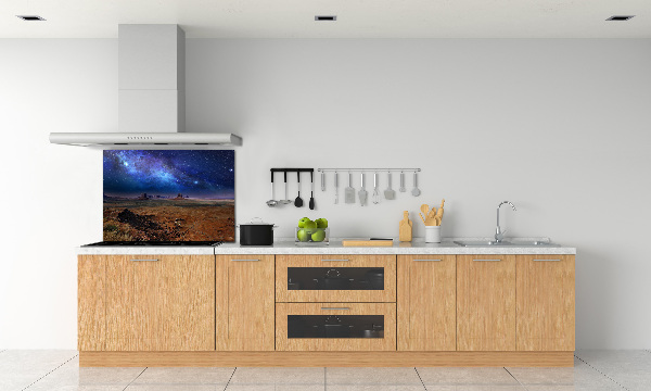 Kitchen splashback starry Night