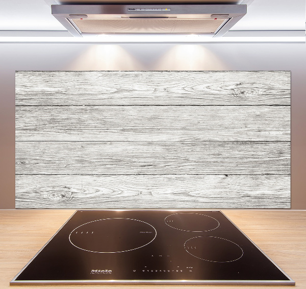 Cooker splashback Wooden background