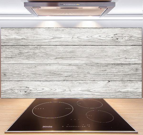 Cooker splashback Wooden background