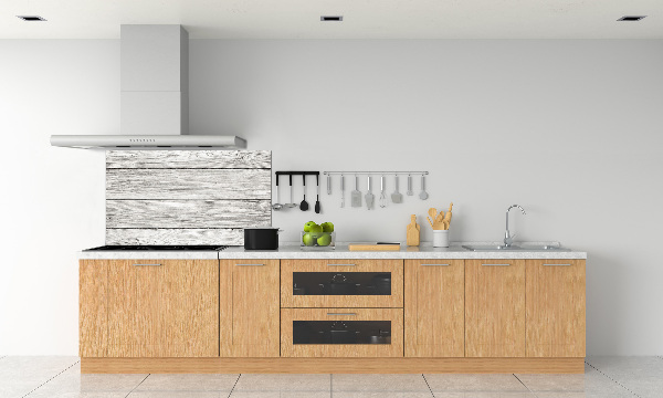 Cooker splashback Wooden background