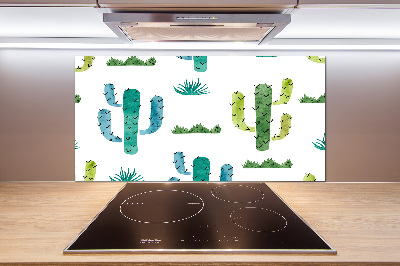 Cooker splashback Cacti