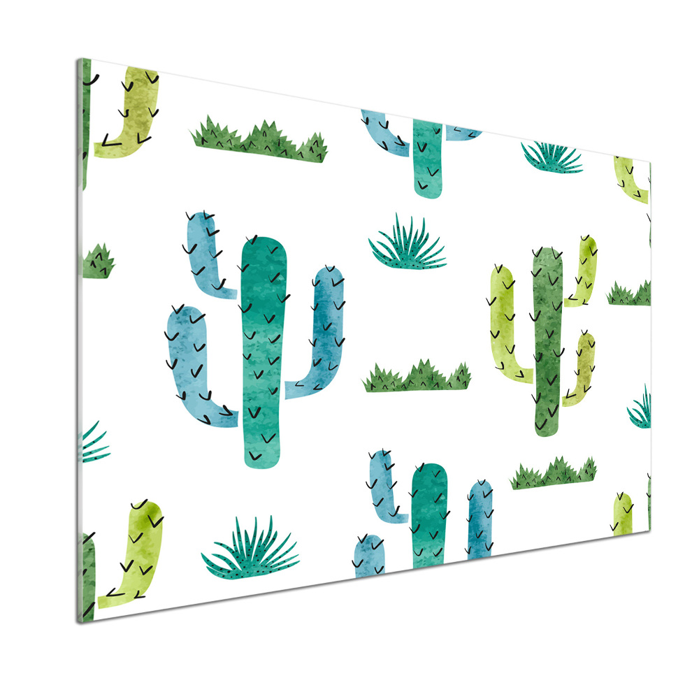 Cooker splashback Cacti