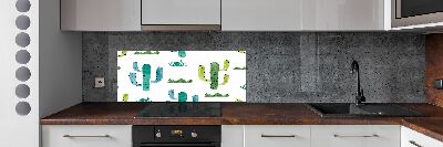 Cooker splashback Cacti