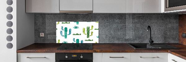 Cooker splashback Cacti