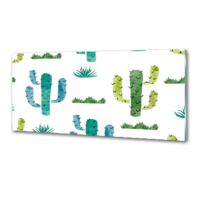 Cooker splashback Cacti