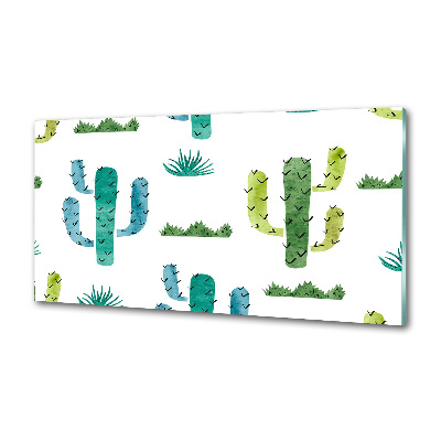 Cooker splashback Cacti