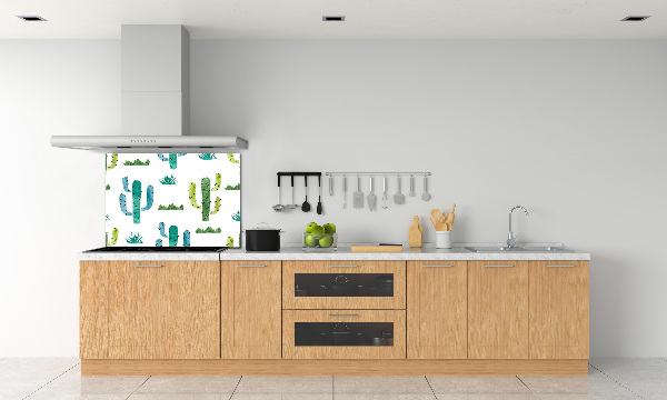 Cooker splashback Cacti