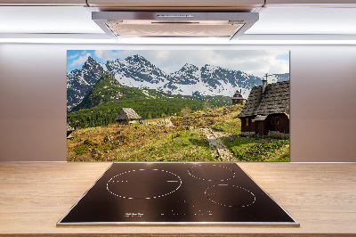 Cooker splashback Tatra Halls