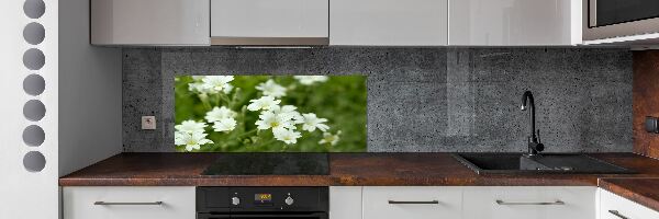 Kitchen wall panels Spring flowers