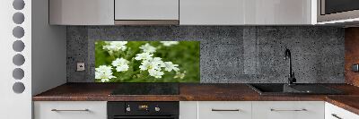 Kitchen wall panels Spring flowers