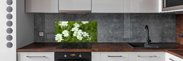 Kitchen wall panels Spring flowers