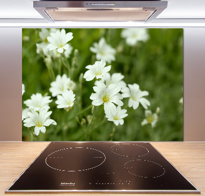 Kitchen wall panels Spring flowers