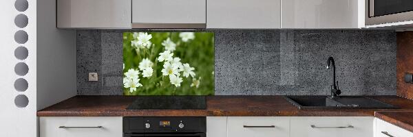 Kitchen wall panels Spring flowers