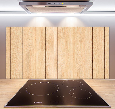 Cooker splashback Wooden background