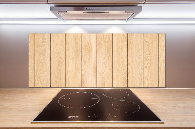 Cooker splashback Wooden background