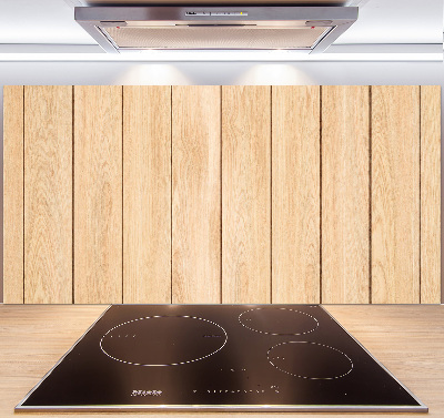 Cooker splashback Wooden background