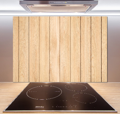 Cooker splashback Wooden background