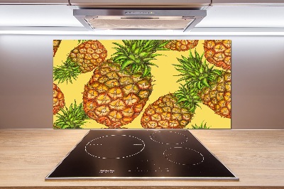 Cooker splashback Pineapple