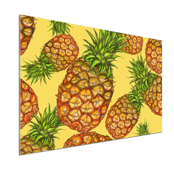 Cooker splashback Pineapple