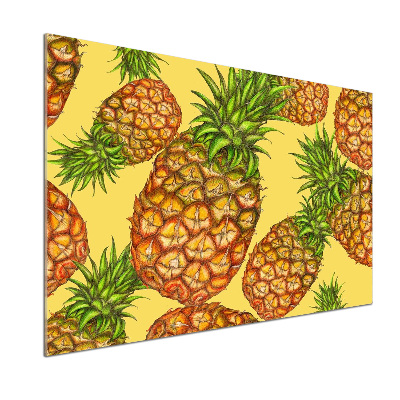 Cooker splashback Pineapple